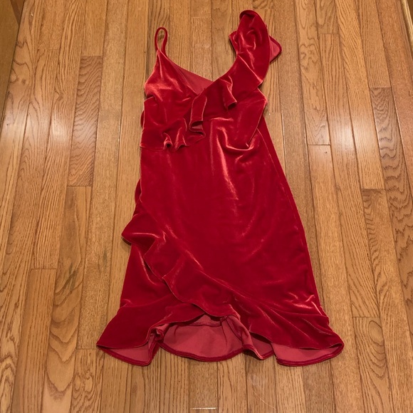 Express | Red Velvet Dress NWT - Picture 3 of 5